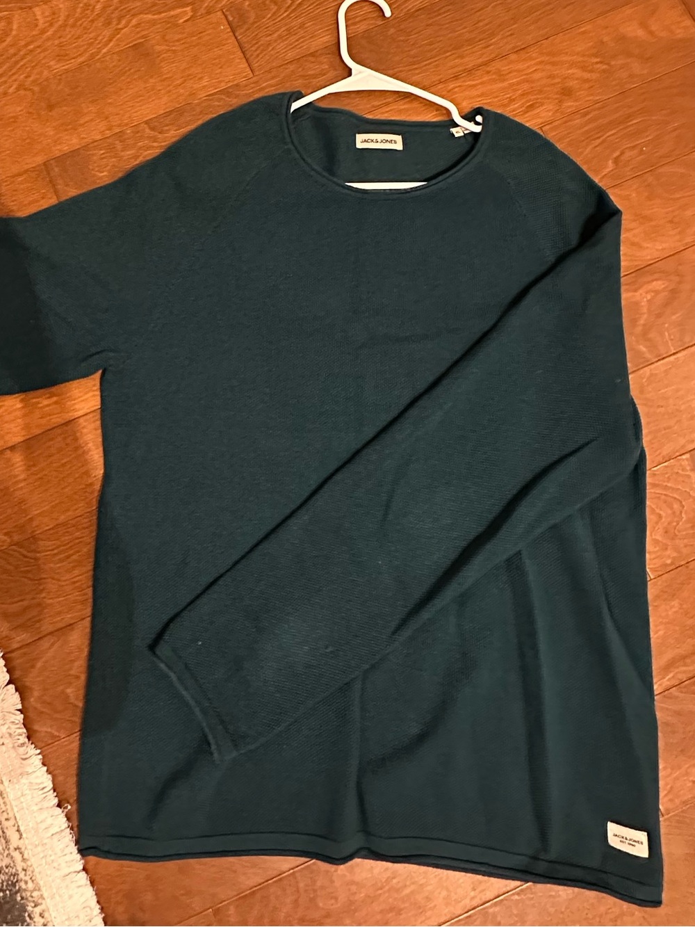 Jack & Jones Crewneck Sweater in Teal Green